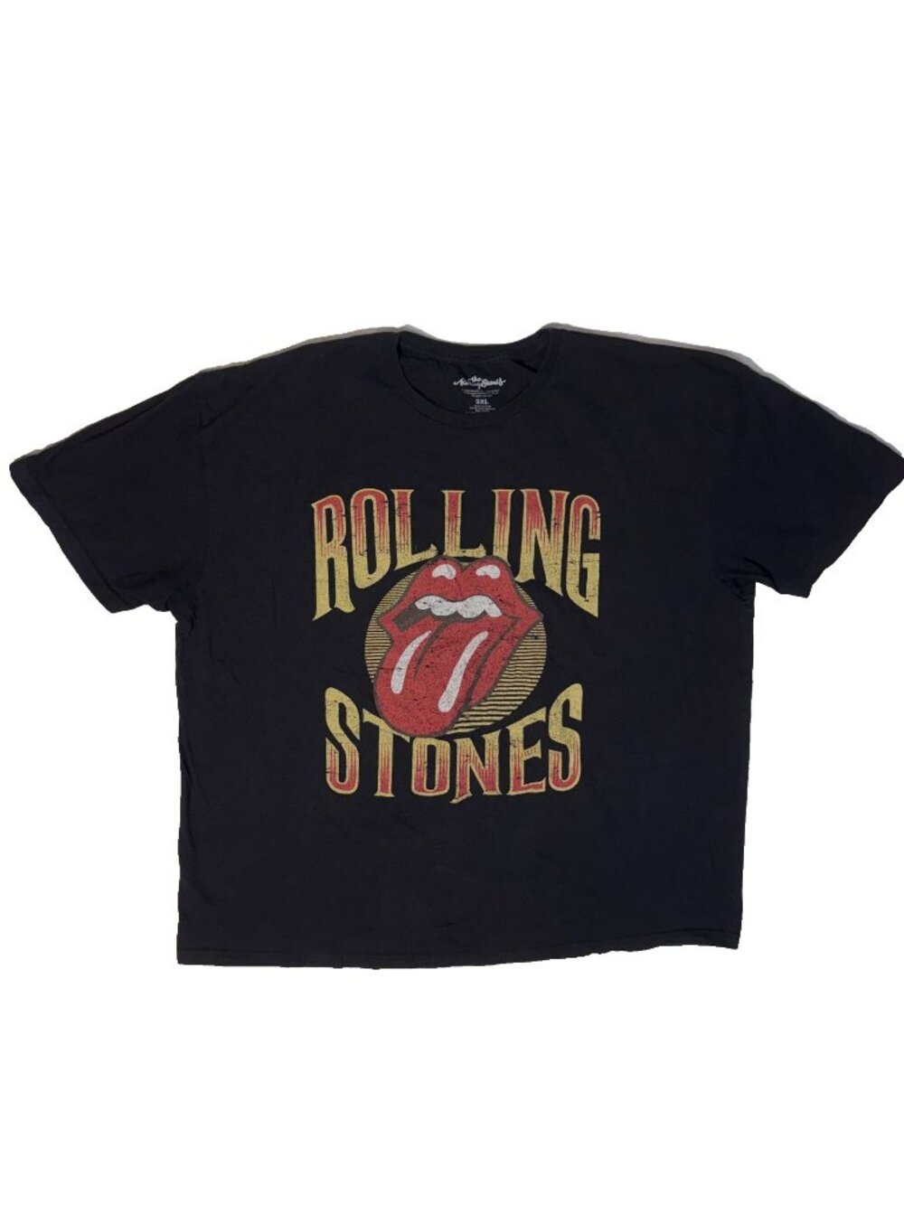 The Rolling Stones Rock & Roll Tshirt Concert Tour Circus Graphic Tongue Tee 3XL